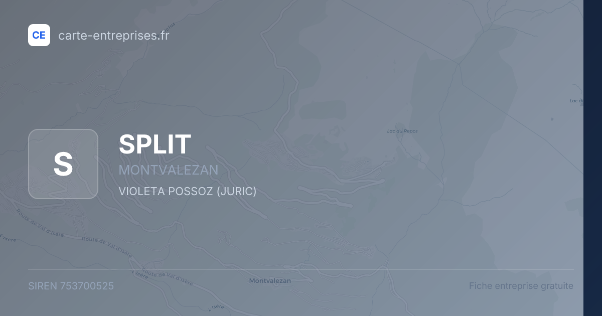 SPLIT — 753700525 — fiche entreprise