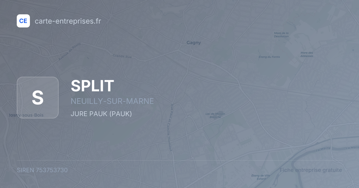 SPLIT — 753753730 — fiche entreprise