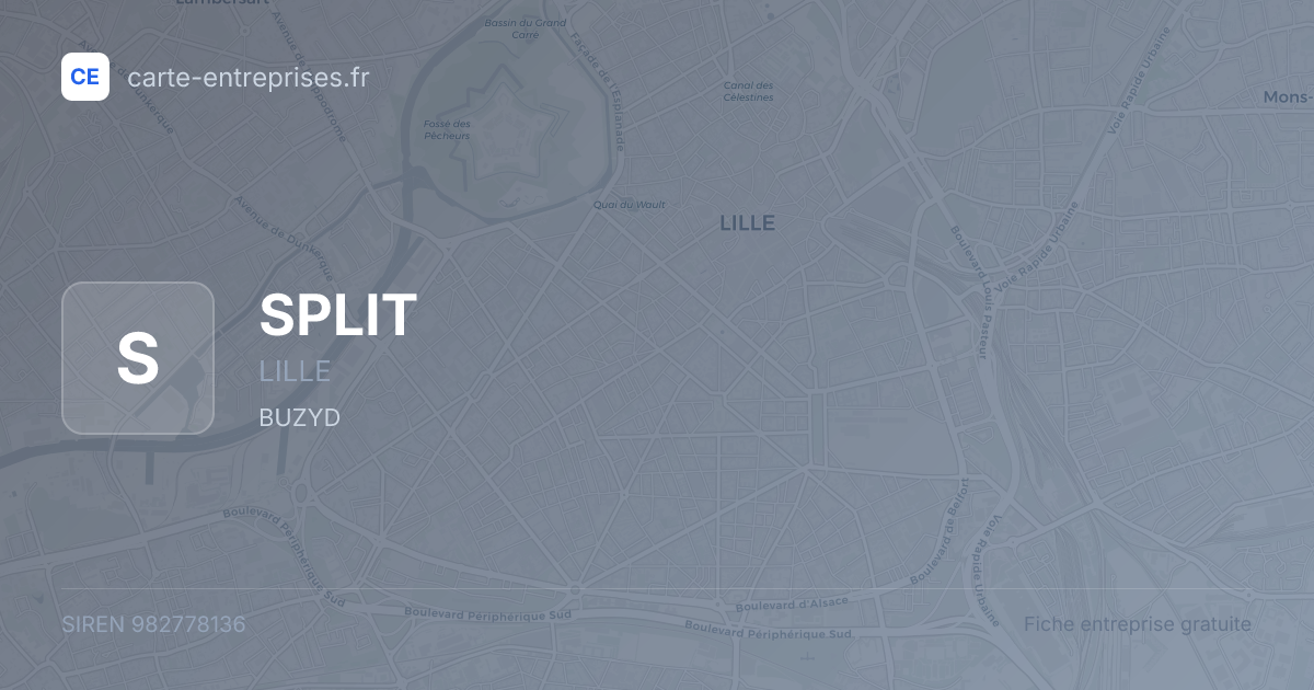 SPLIT — 982778136 — fiche entreprise