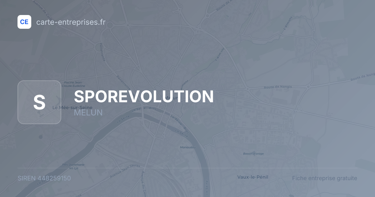 SPOREVOLUTION — 448259150 — fiche entreprise