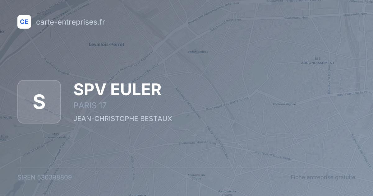 SPV EULER — 530398809 — fiche entreprise