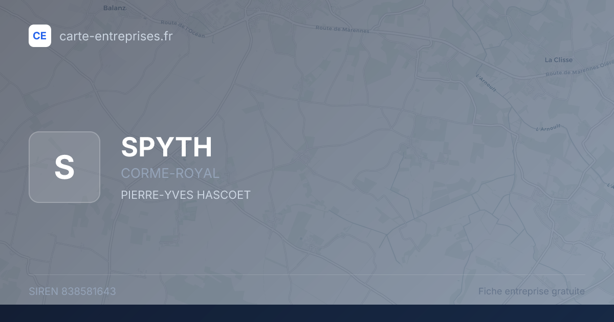 SPYTH — 838581643 — fiche entreprise