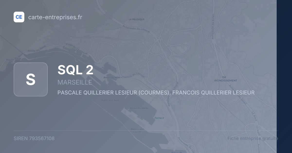 SQL 2 — 793567108 — fiche entreprise