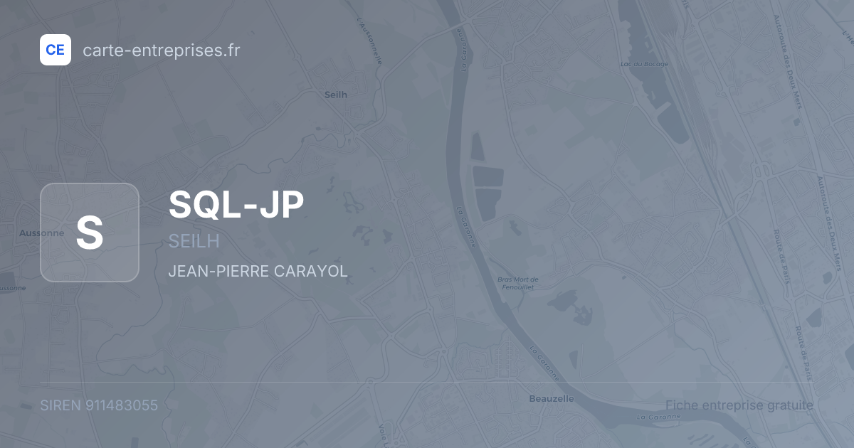 SQL-JP — 911483055 — fiche entreprise