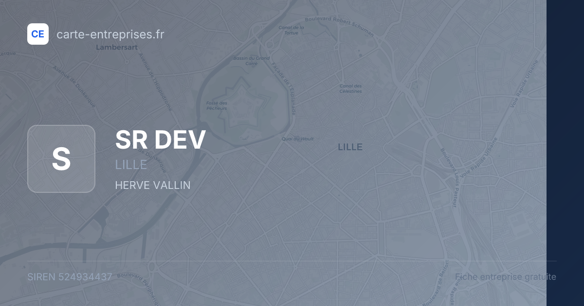 SR DEV — 524934437 — fiche entreprise