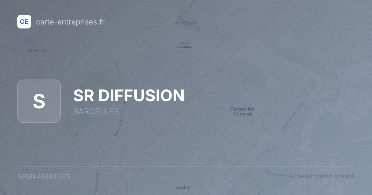 SR DIFFUSION — 488837378 — fiche entreprise
