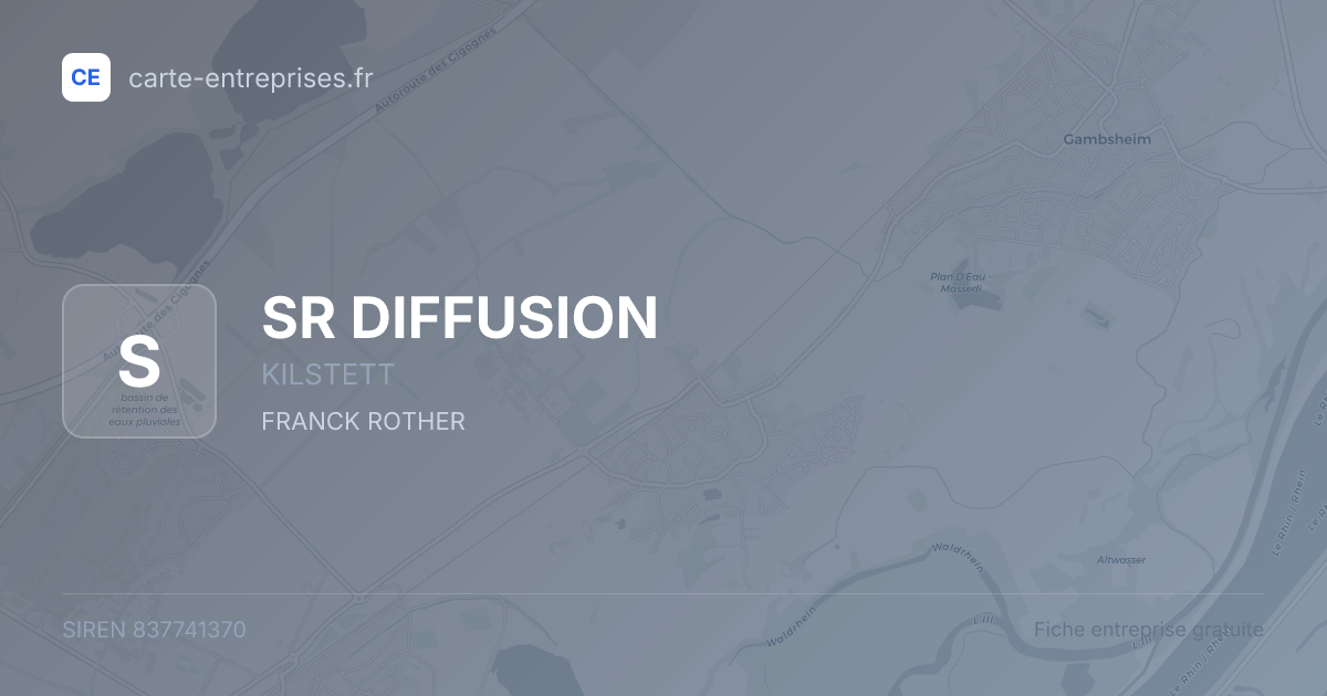 SR DIFFUSION — 837741370 — fiche entreprise