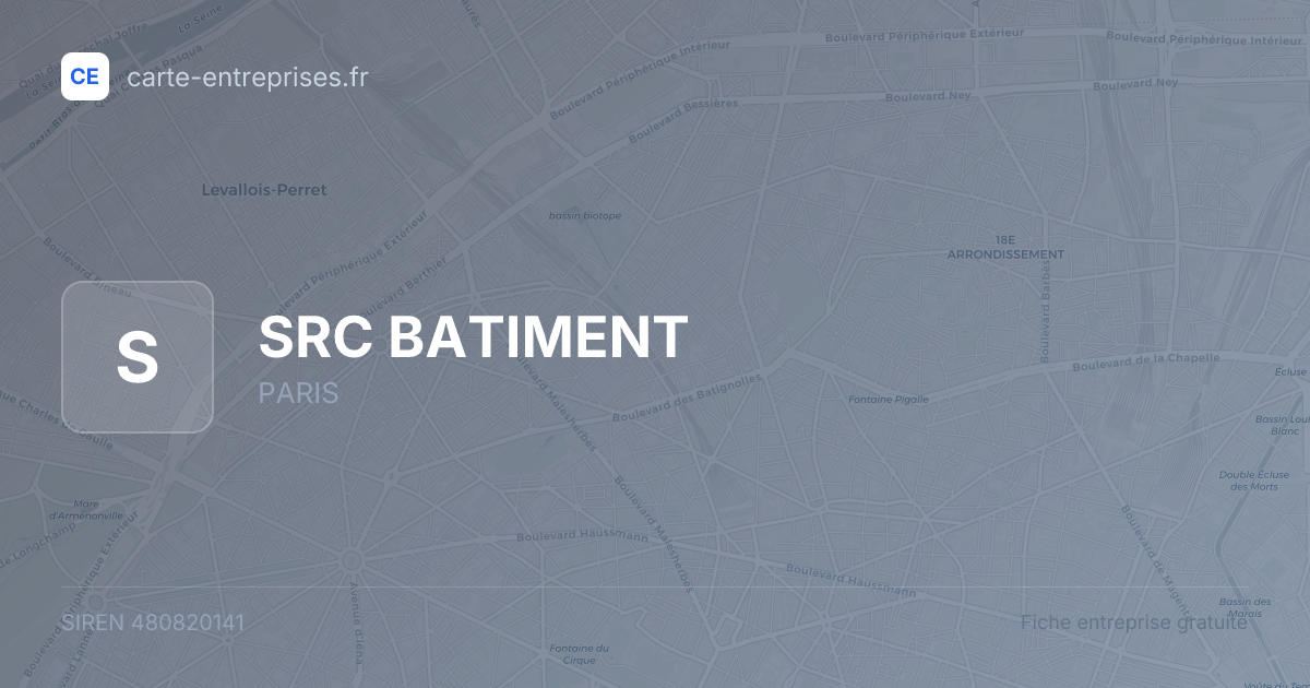 SRC BATIMENT — 480820141 — fiche entreprise