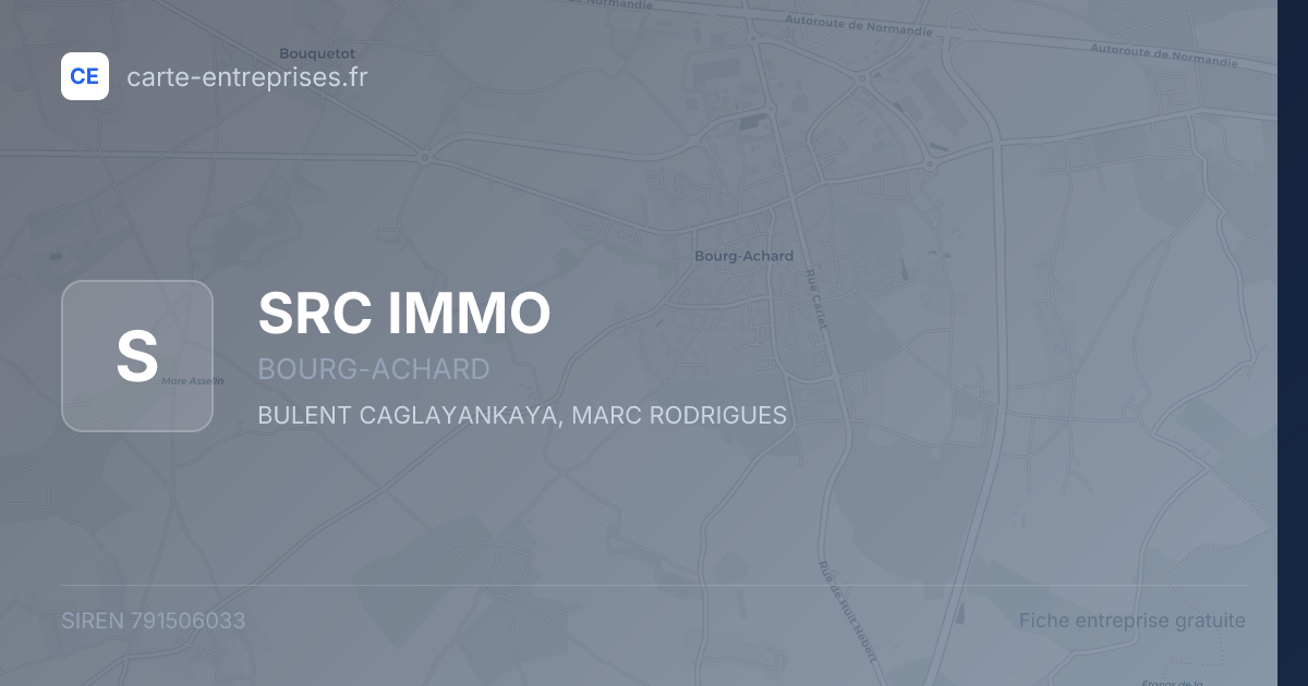 SRC IMMO — 791506033 — fiche entreprise