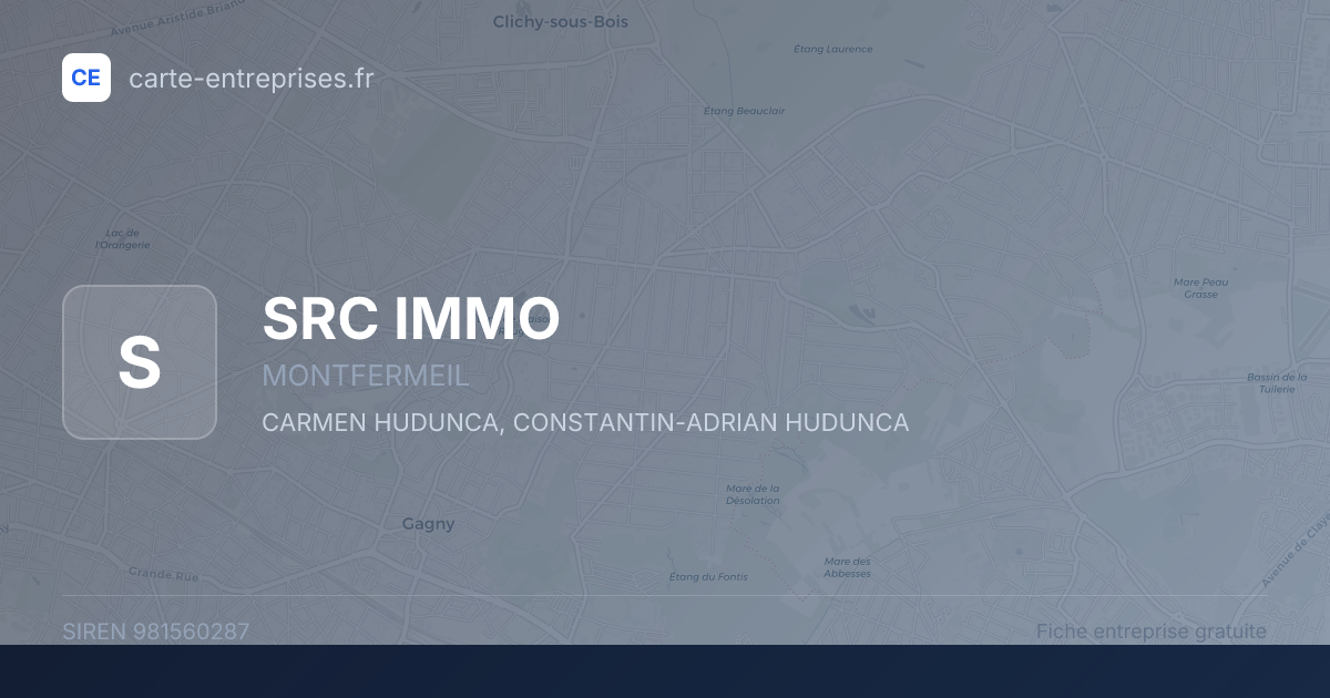 SRC IMMO — 981560287 — fiche entreprise