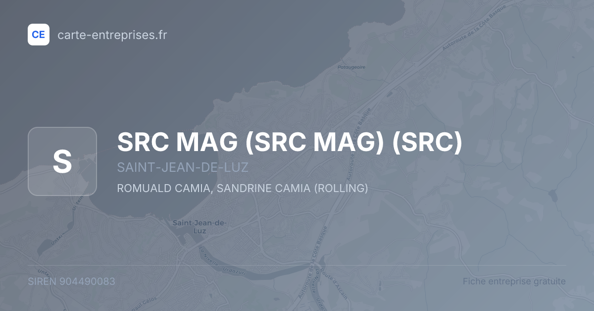 SRC MAG (SRC MAG) (SRC) — 904490083 — fiche entreprise
