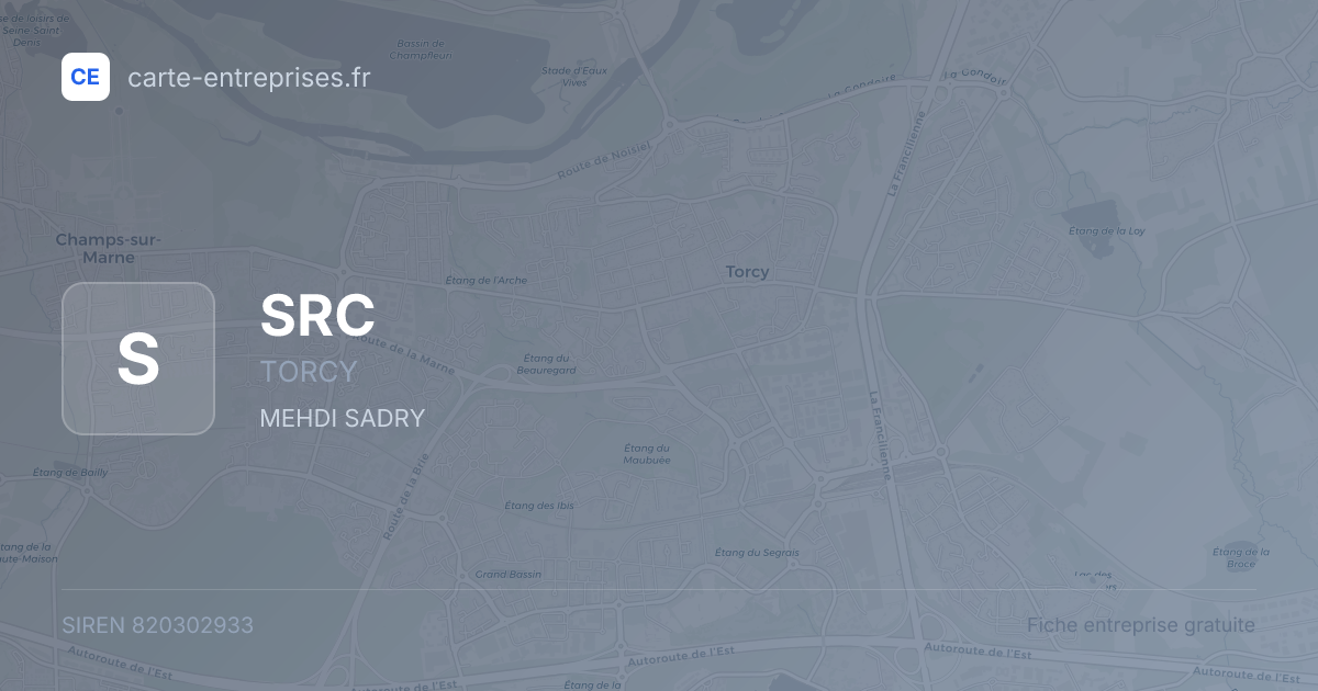 SRC — 820302933 — fiche entreprise