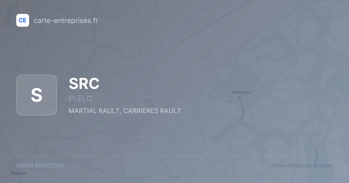 SRC — 891631004 — fiche entreprise