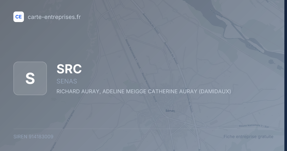 SRC — 914183009 — fiche entreprise