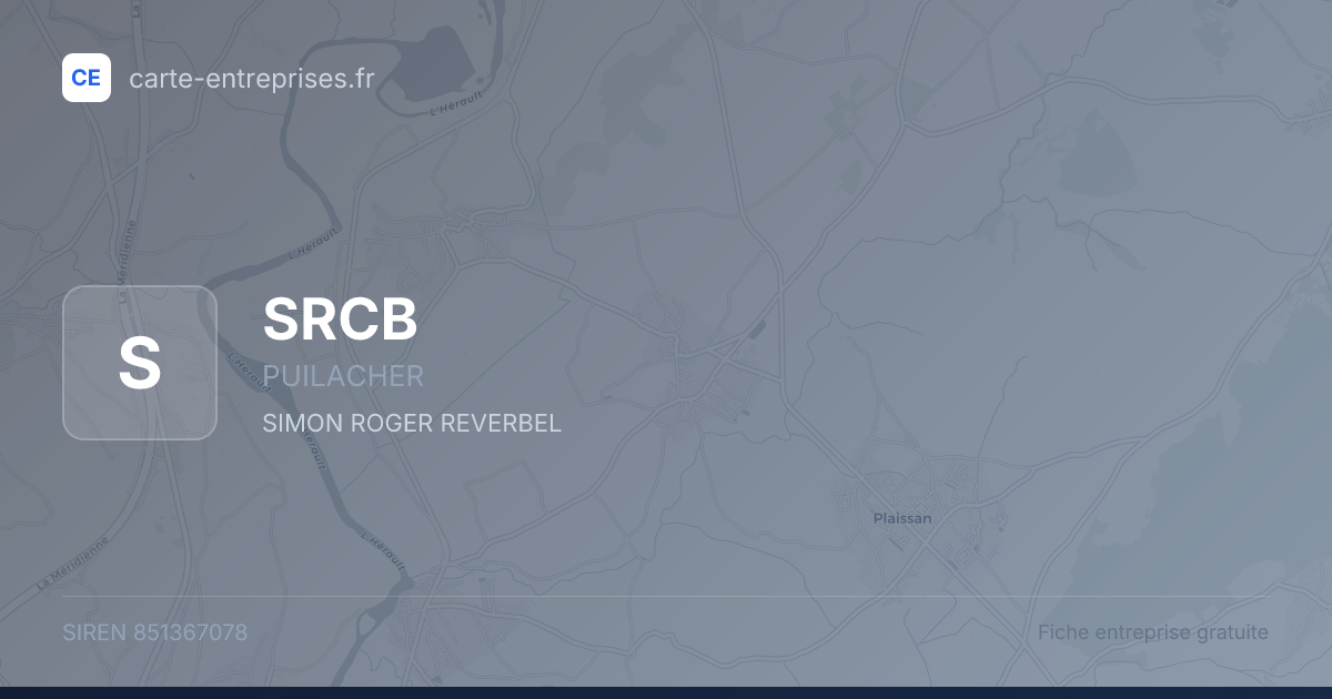 SRCB — 851367078 — fiche entreprise