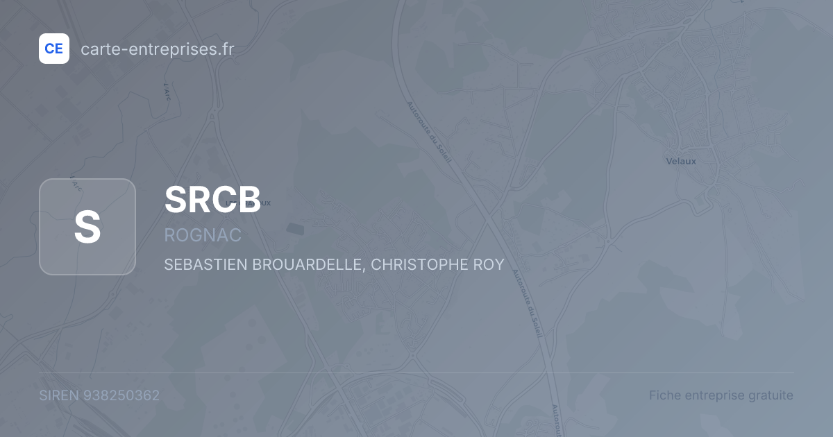 SRCB — 938250362 — fiche entreprise