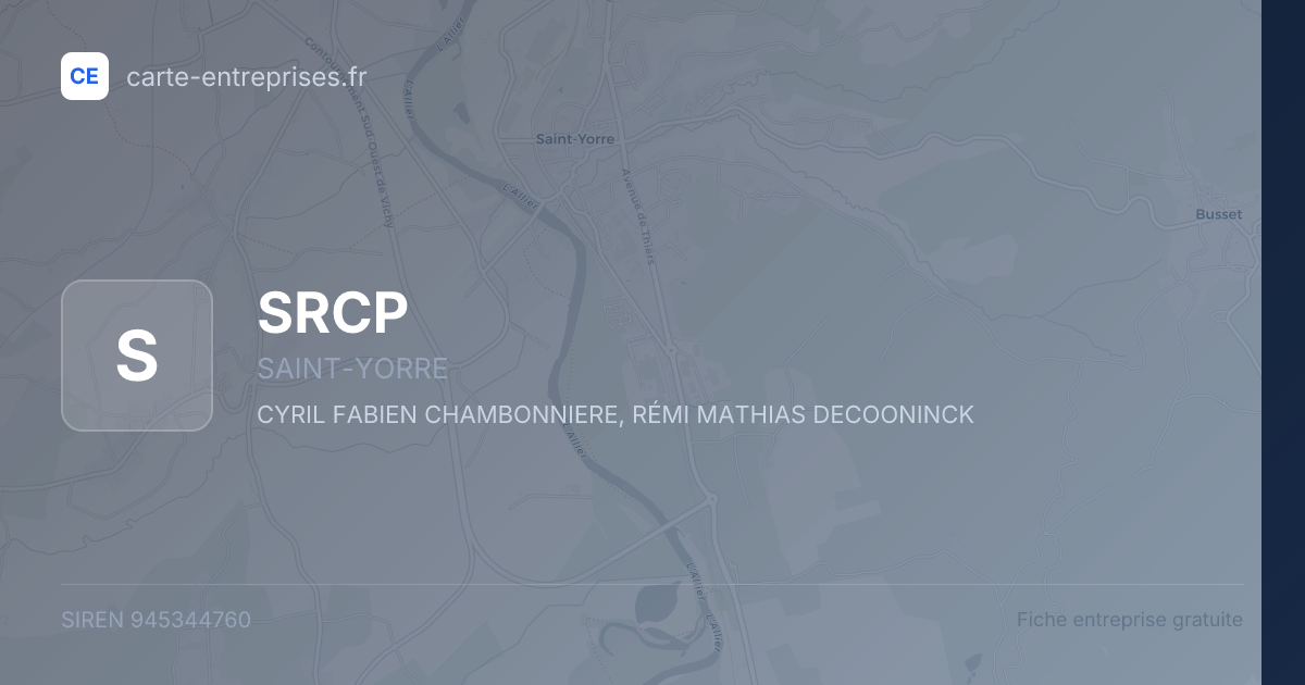 SRCP — 945344760 — fiche entreprise