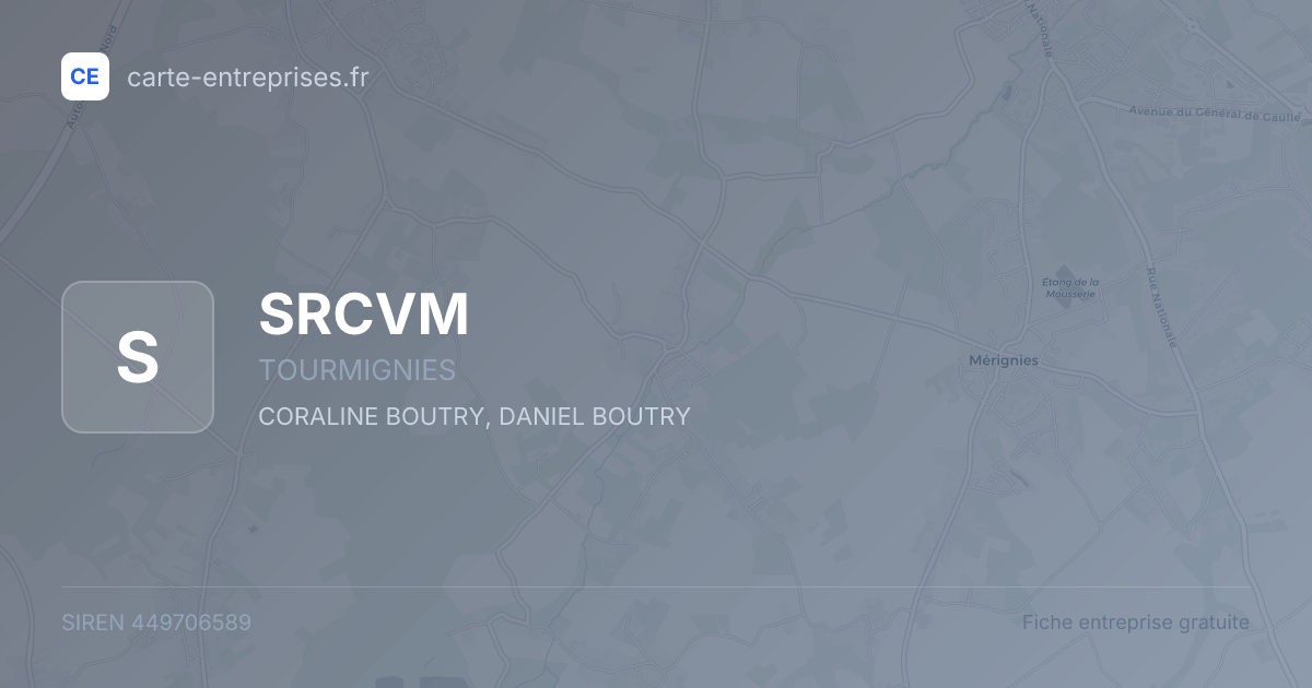SRCVM — 449706589 — fiche entreprise