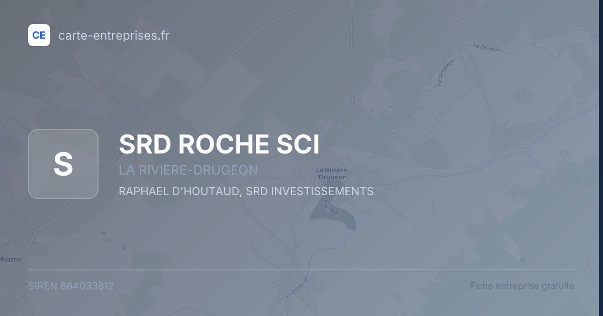 SRD ROCHE SCI — 884033812 — fiche entreprise