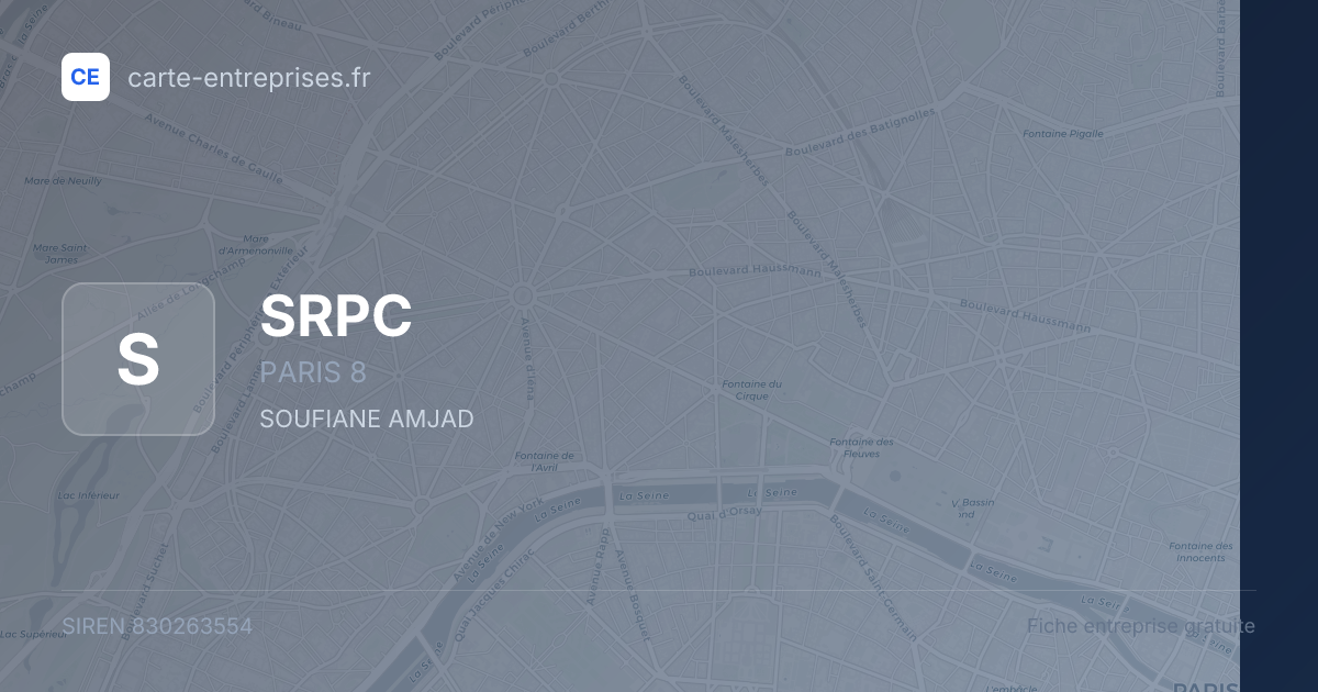 SRPC — 830263554 — fiche entreprise