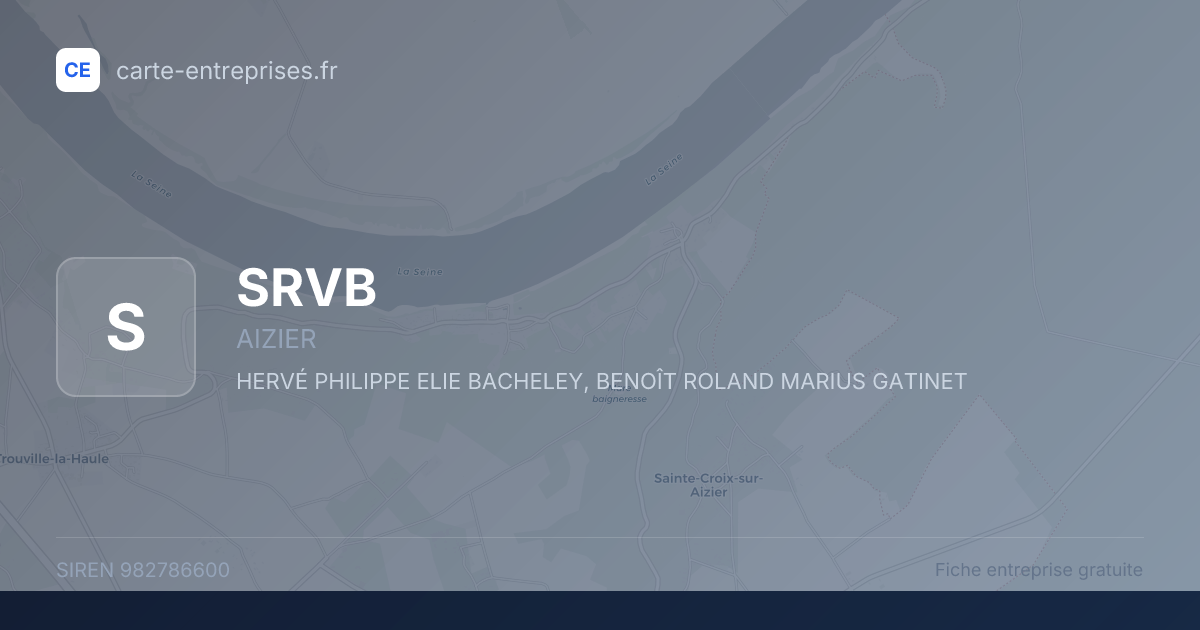 SRVB — 982786600 — fiche entreprise
