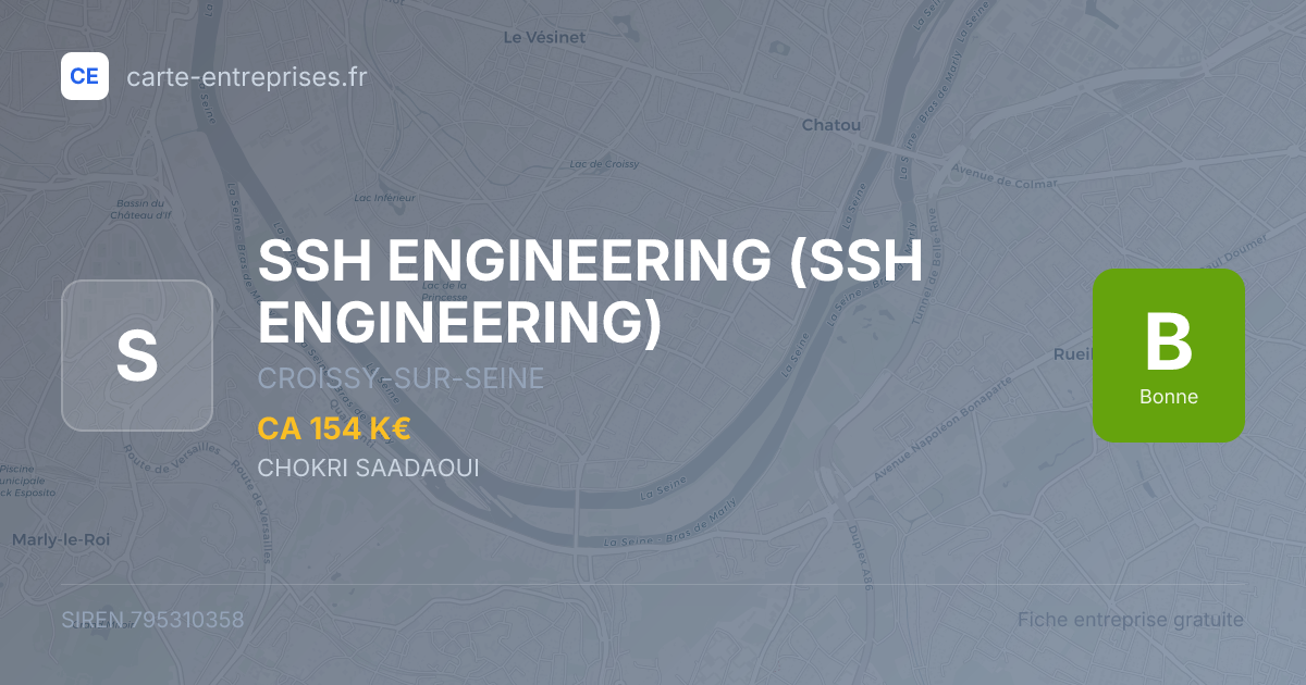 SSH ENGINEERING — 795310358 — fiche entreprise