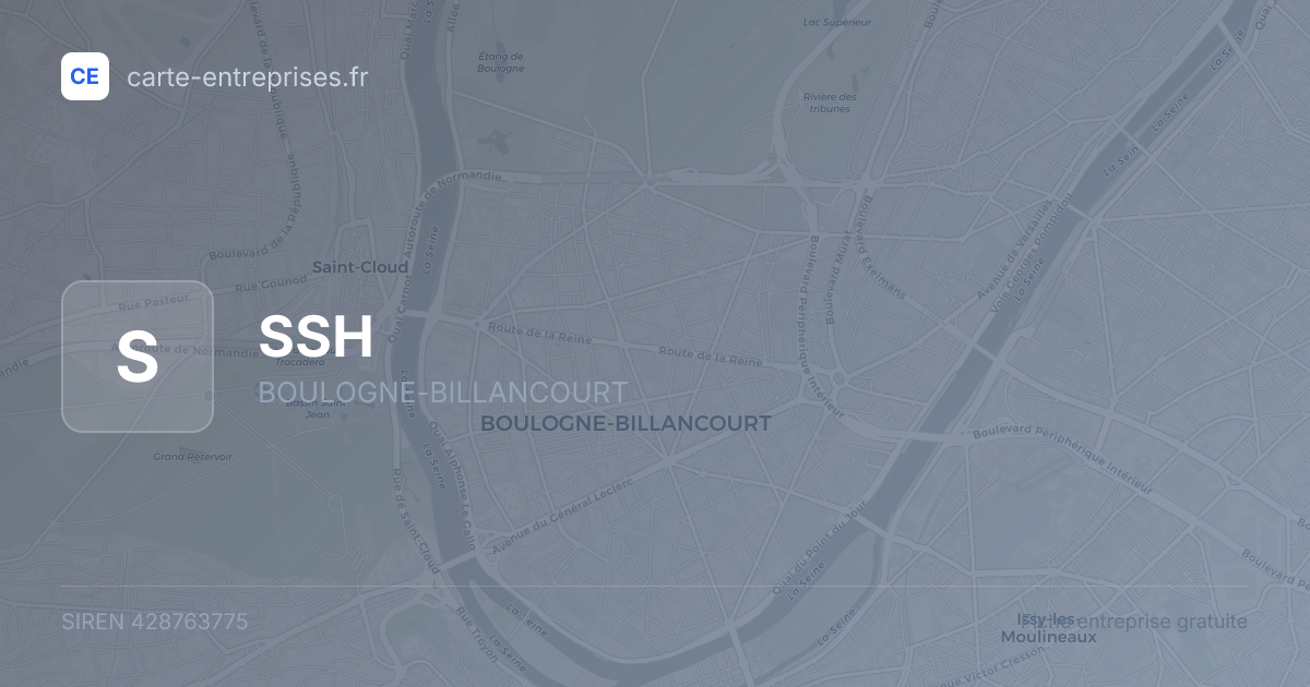 SSH — 428763775 — fiche entreprise