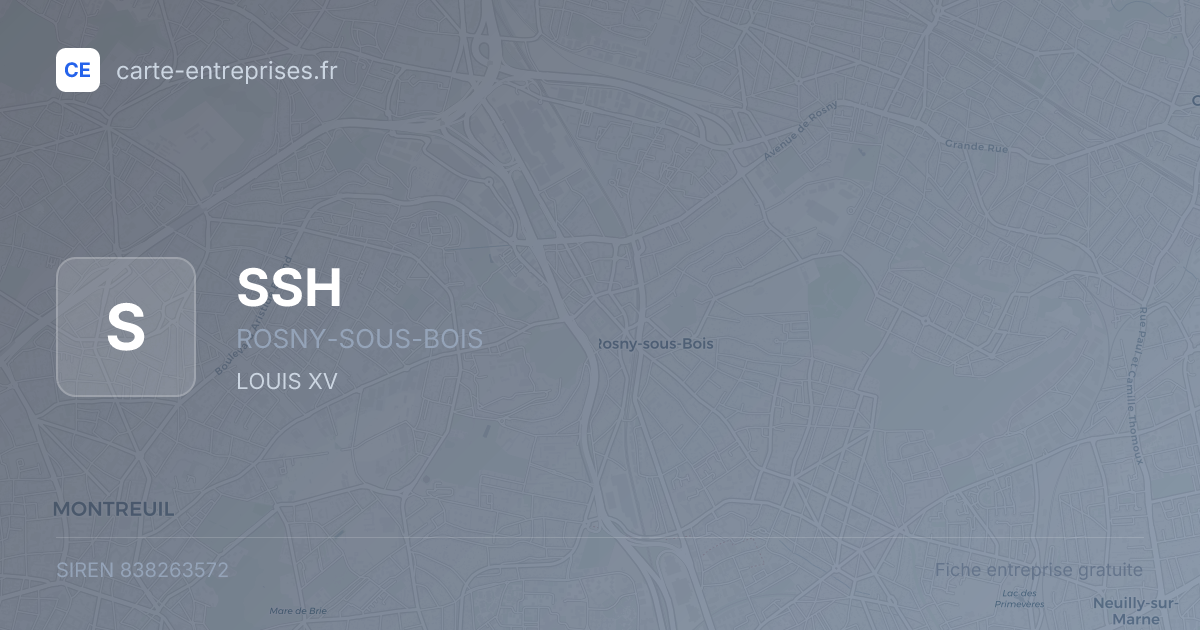 SSH — 838263572 — fiche entreprise