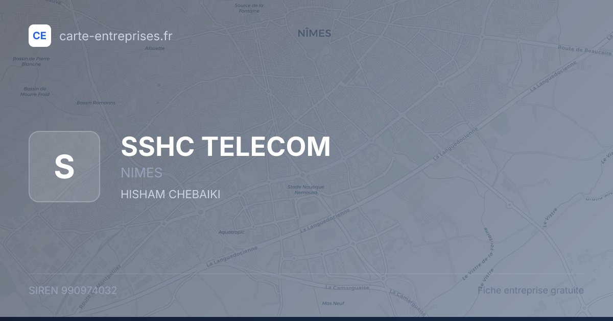 SSHC TELECOM — 990974032 — fiche entreprise