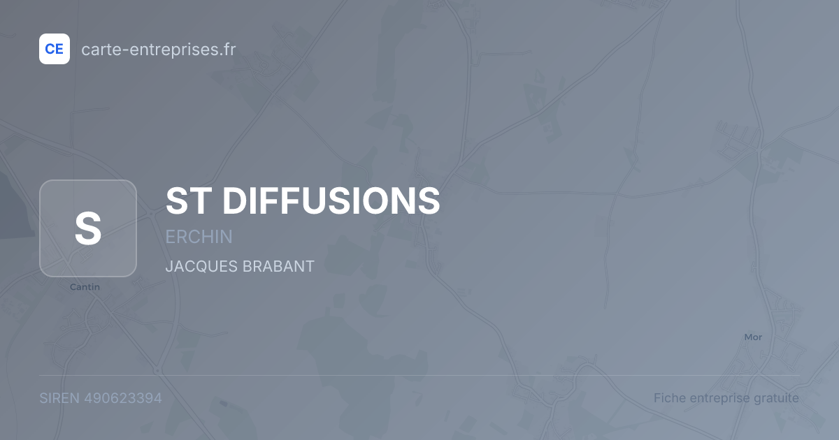 ST DIFFUSIONS — 490623394 — fiche entreprise