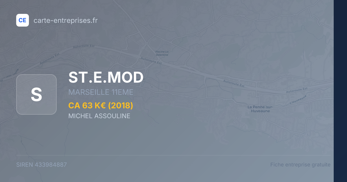 ST.E.MOD — 433984887 — fiche entreprise