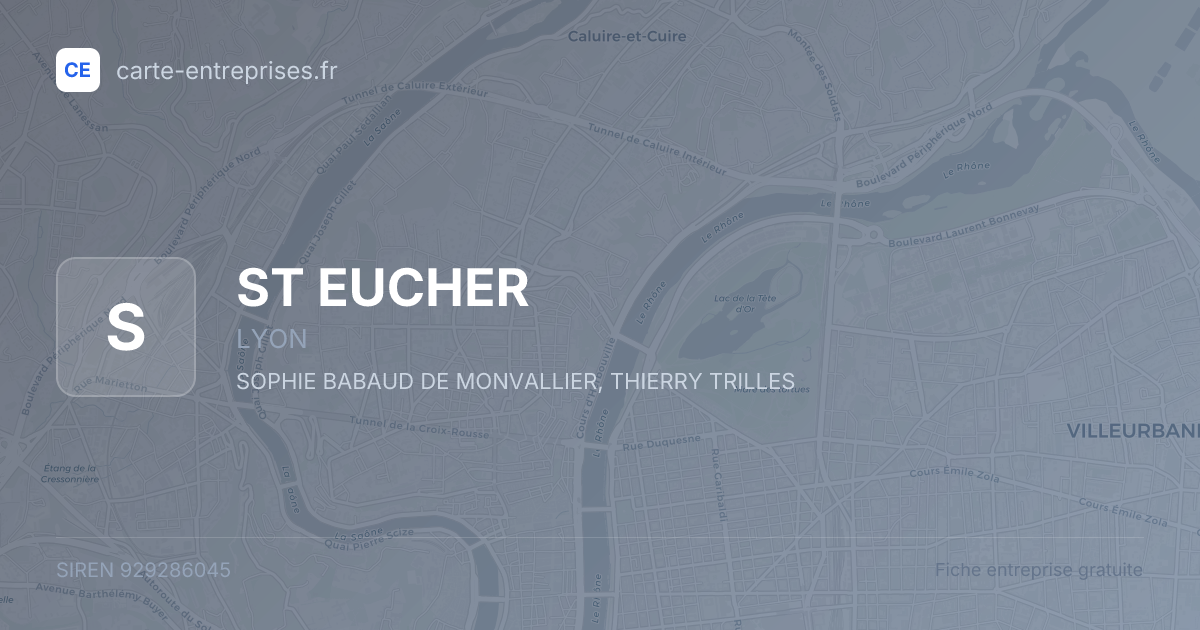 ST EUCHER — 929286045 — fiche entreprise