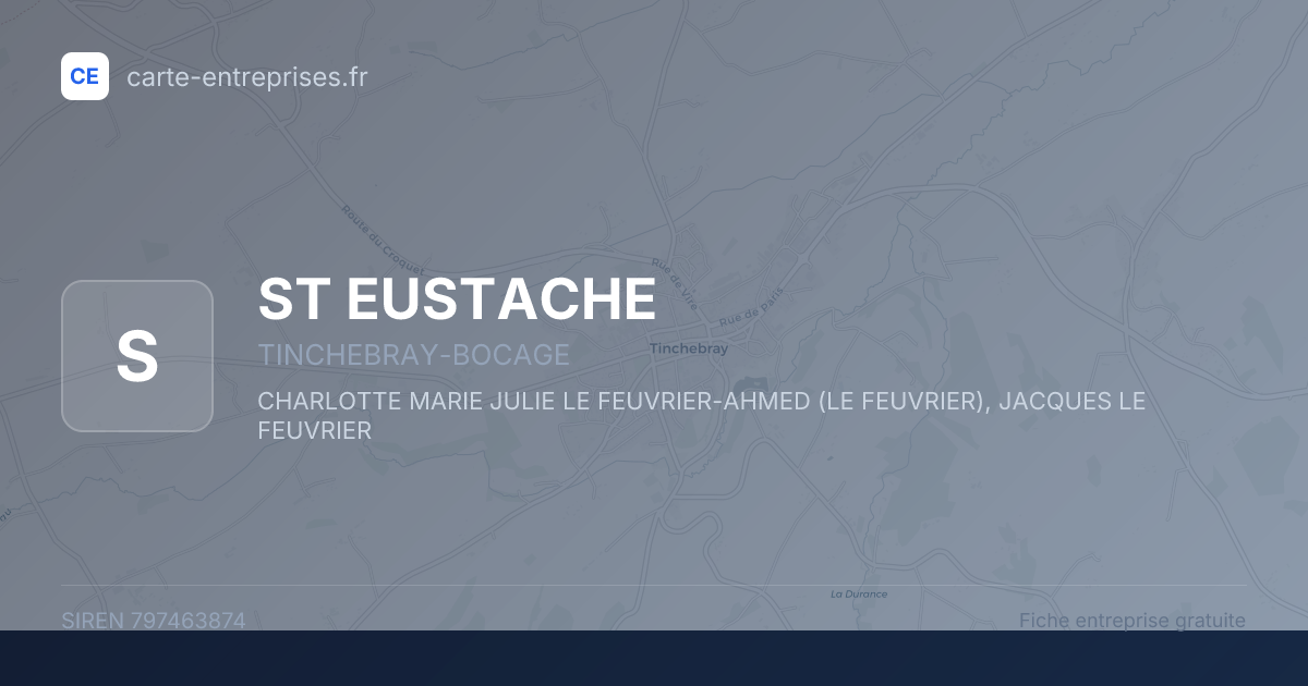 ST EUSTACHE — 797463874 — fiche entreprise