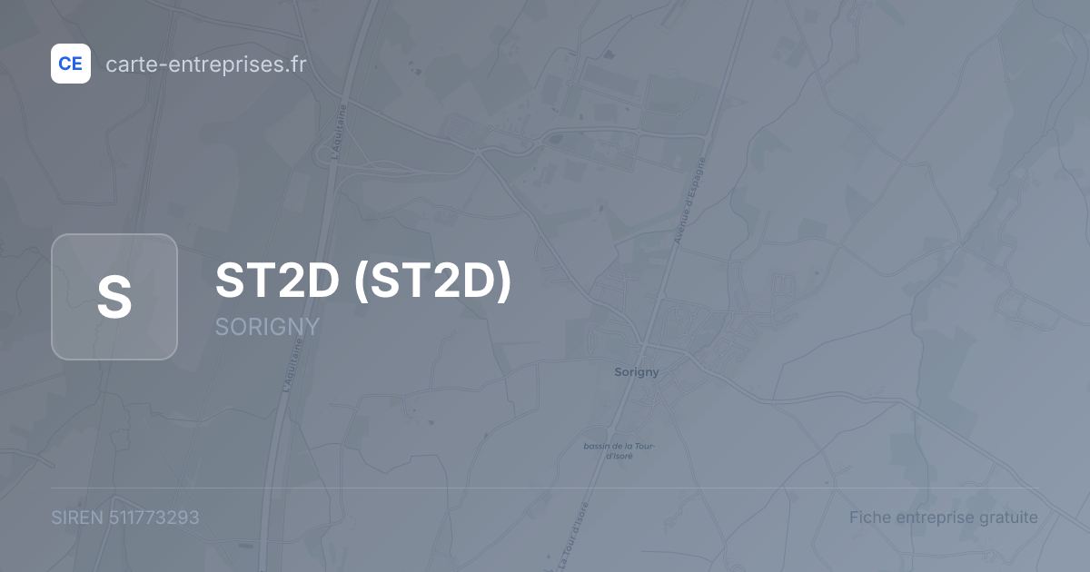 ST2D — 511773293 — fiche entreprise