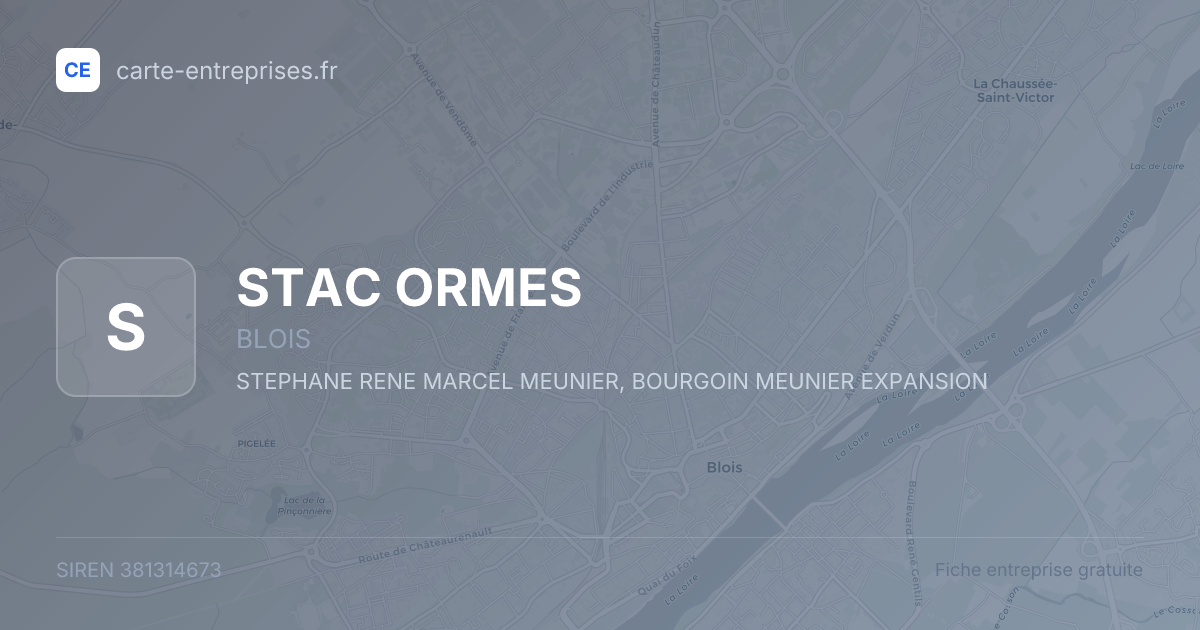 STAC ORMES — 381314673 — fiche entreprise