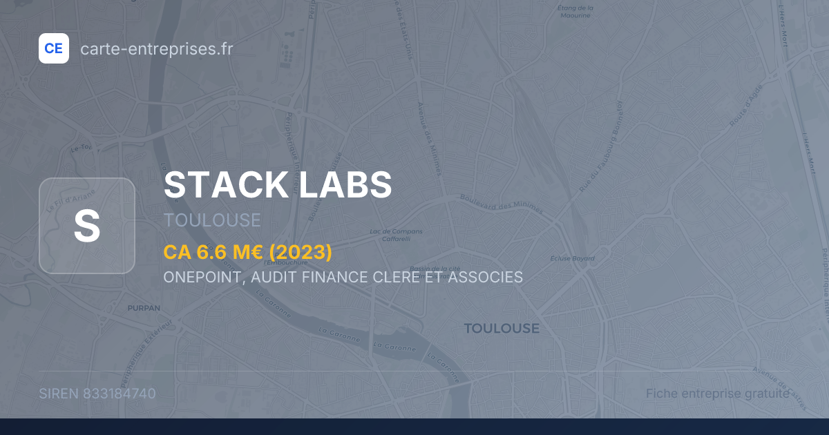 STACK LABS — 833184740 — fiche entreprise