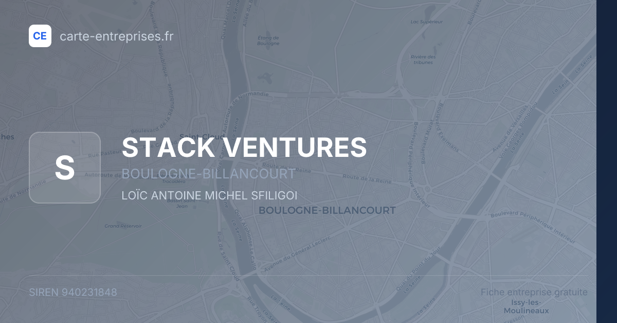 STACK VENTURES — 940231848 — fiche entreprise