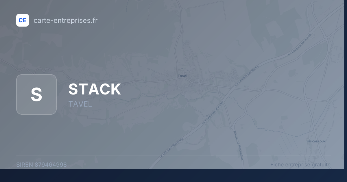 STACK — 879464998 — fiche entreprise