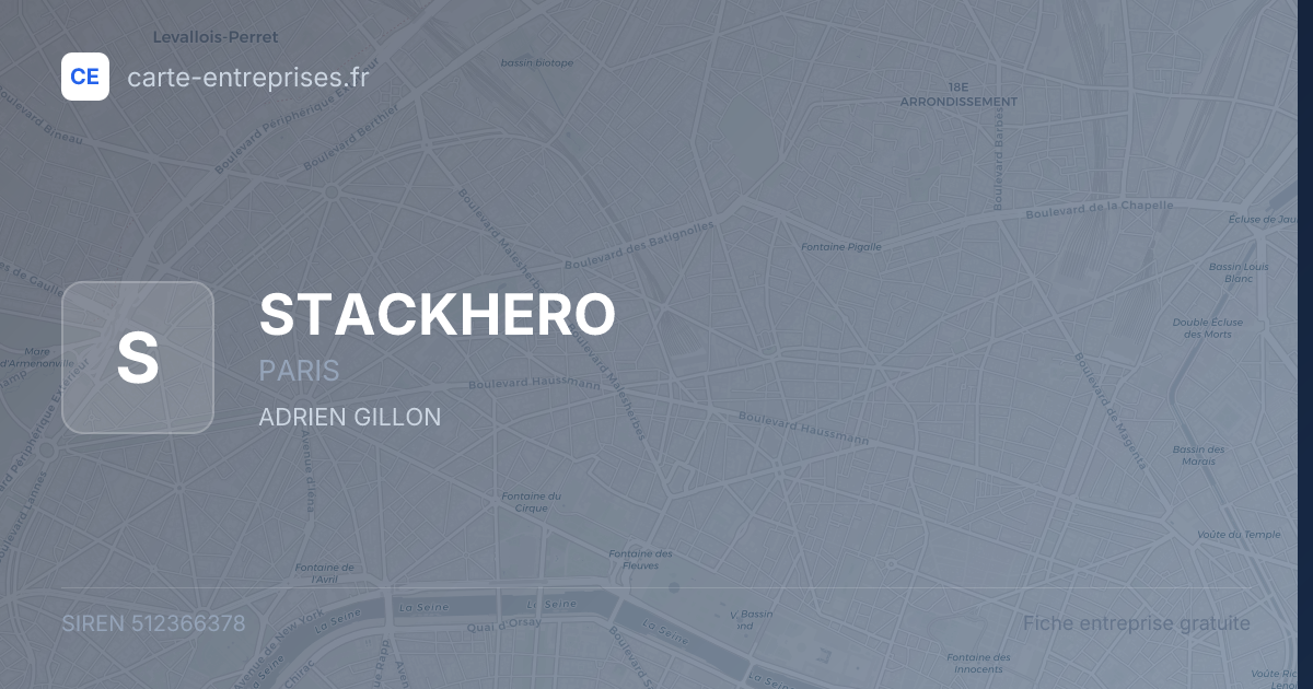 STACKHERO — 512366378 — fiche entreprise