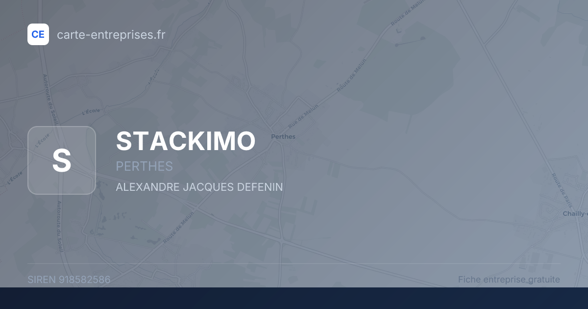 STACKIMO — 918582586 — fiche entreprise