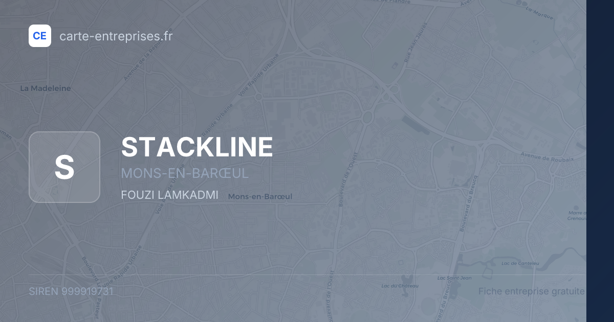 STACKLINE — 999919731 — fiche entreprise