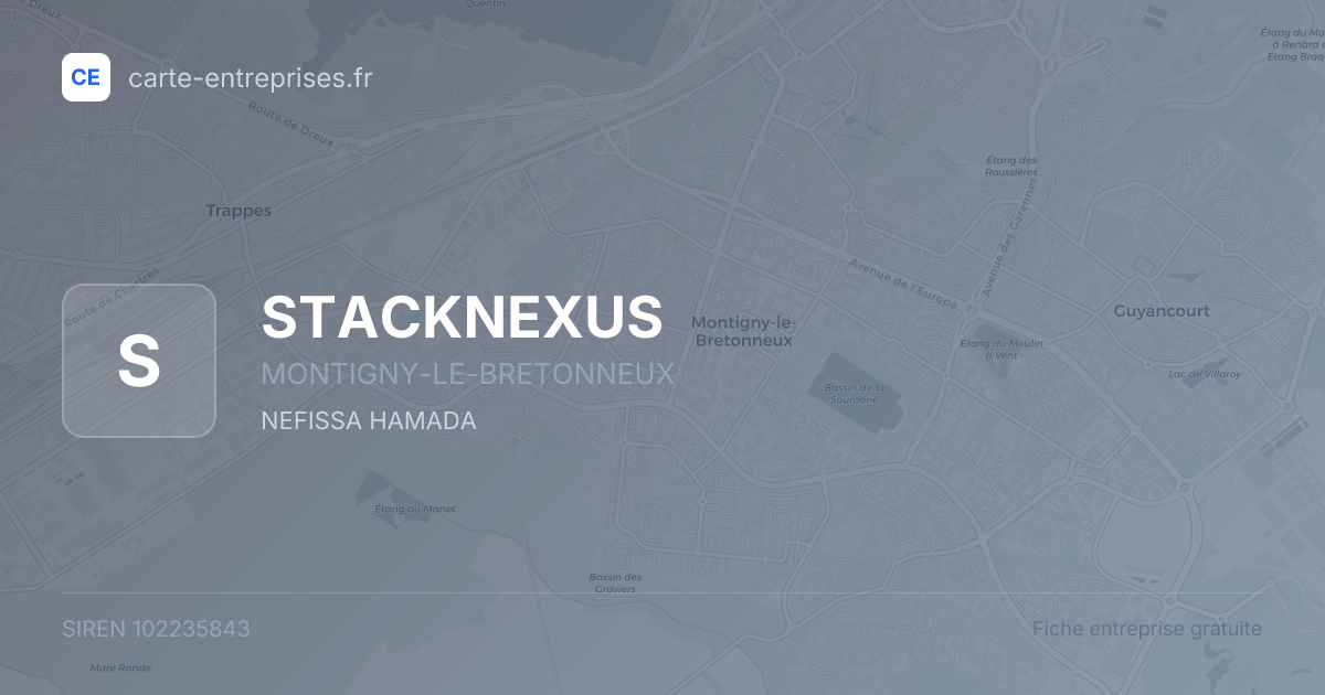 STACKNEXUS — 102235843 — fiche entreprise