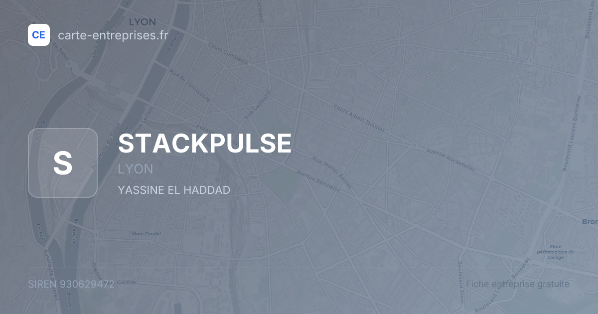 STACKPULSE — 930629472 — fiche entreprise