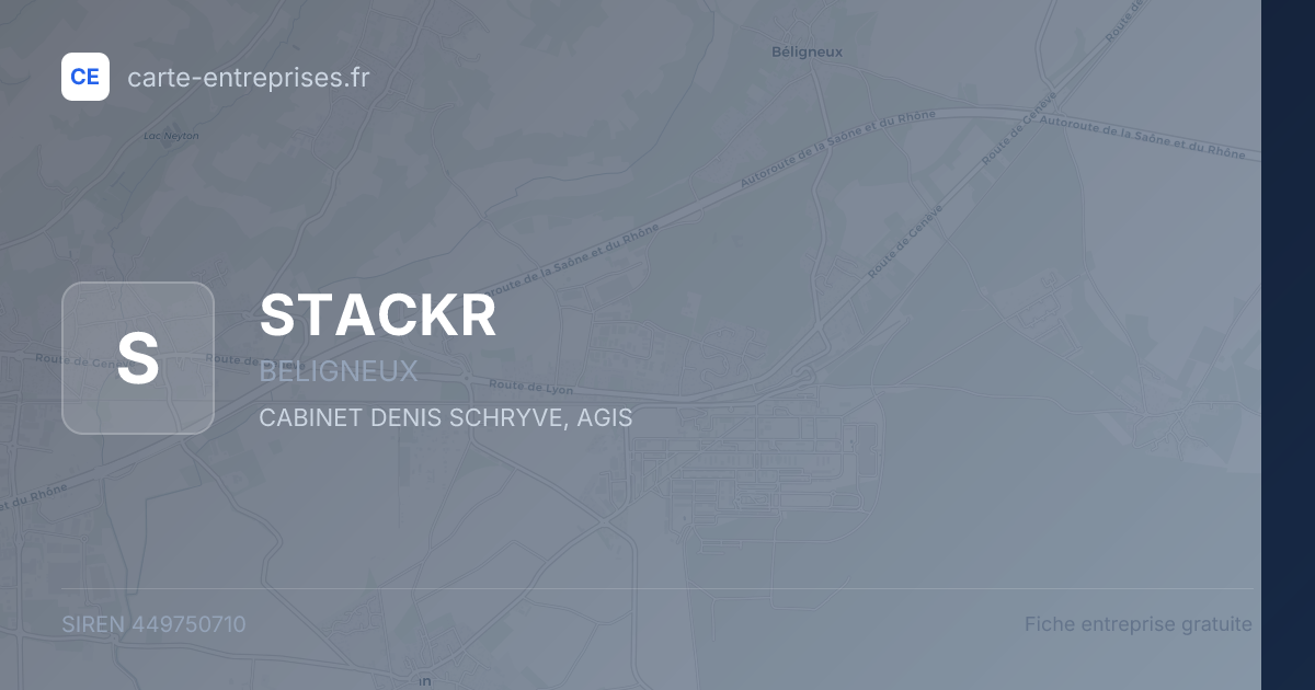STACKR — 449750710 — fiche entreprise