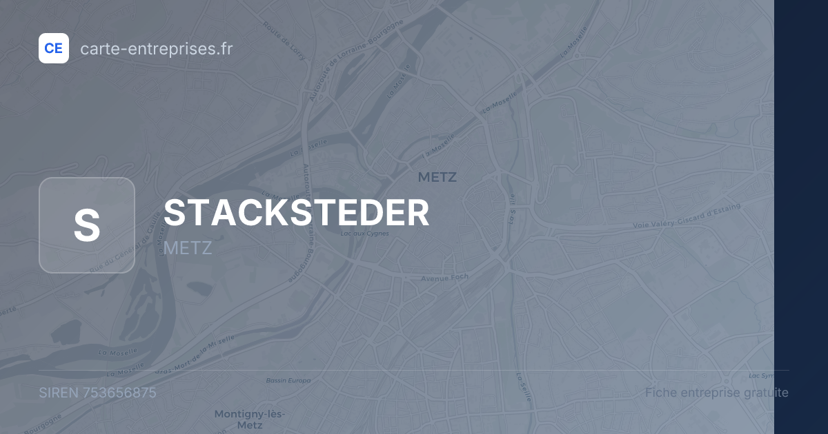 STACKSTEDER — 753656875 — fiche entreprise