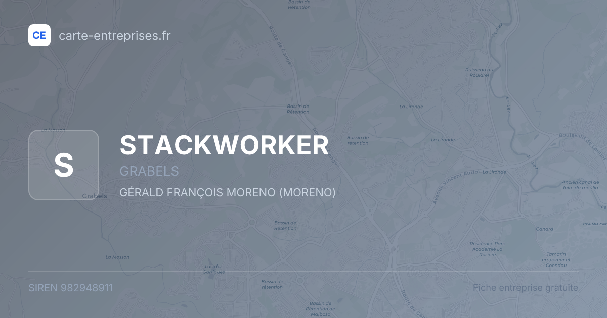 STACKWORKER — 982948911 — fiche entreprise