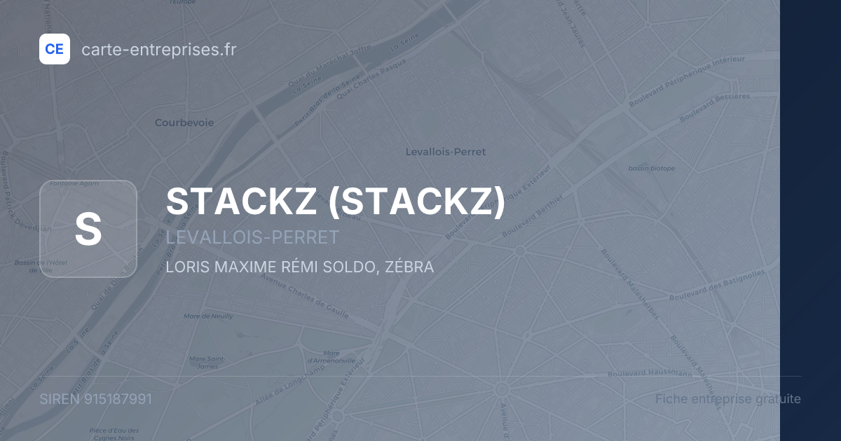 STACKZ — 915187991 — fiche entreprise