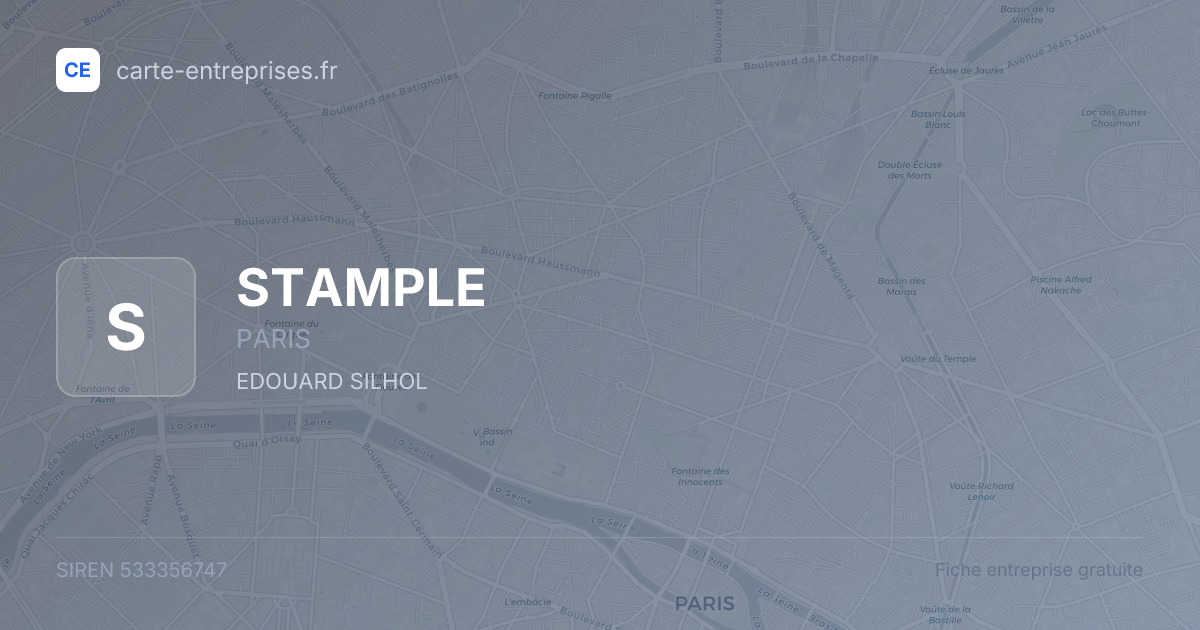 STAMPLE — 533356747 — fiche entreprise