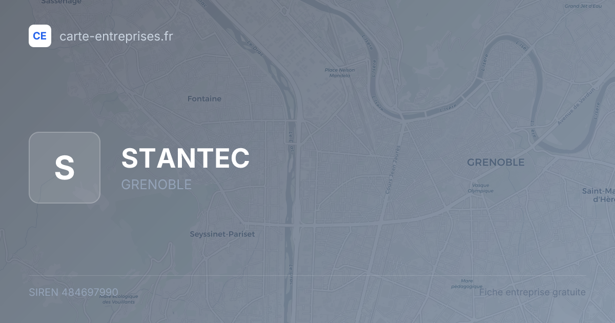 STANTEC — 484697990 — fiche entreprise