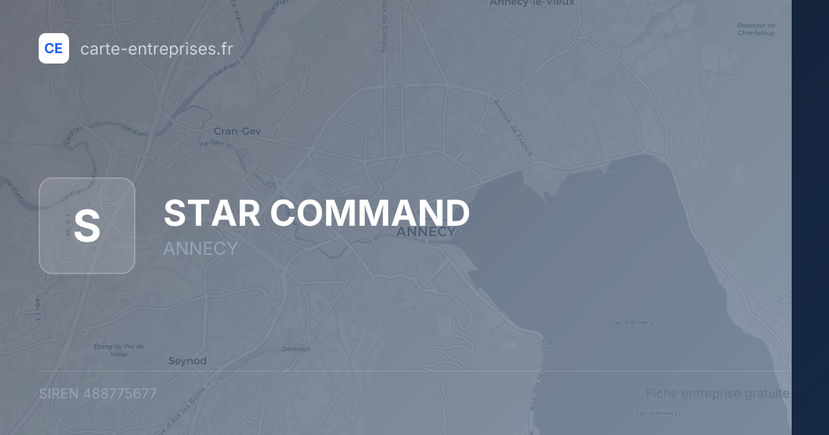 STAR COMMAND — 488775677 — fiche entreprise